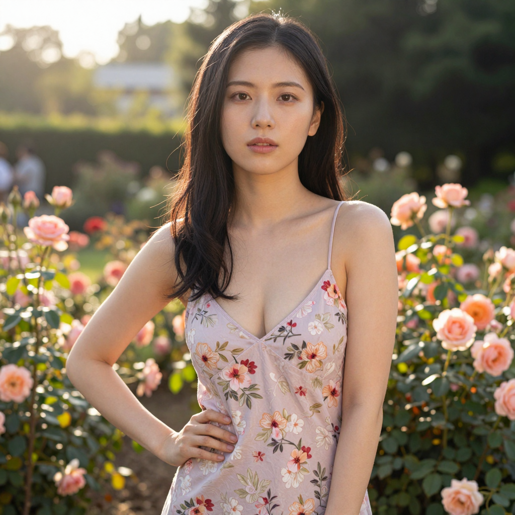 Iris AI model portrait